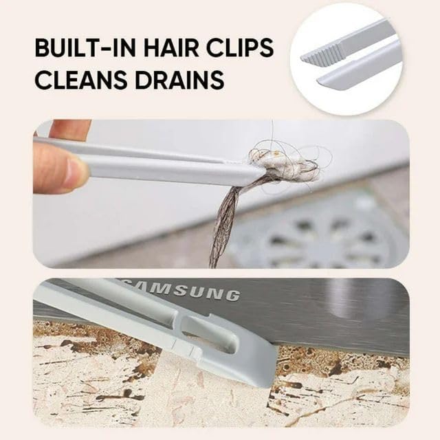 360° Rotating Crevice Cleaning Brush – Bathroom & Kitchen Scrubber