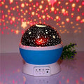 360° Rotating Star Projector Lamp – Color-Changing LED Night Light